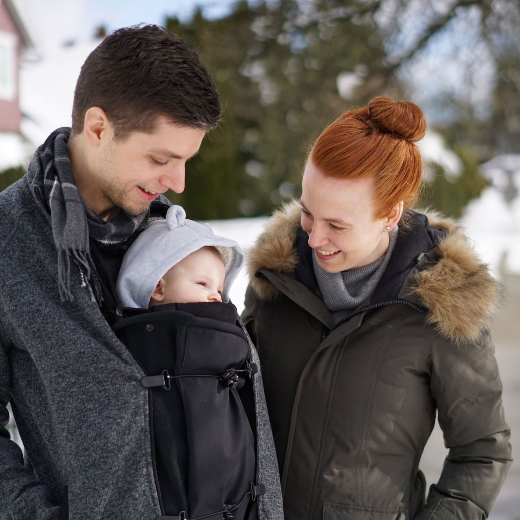 Diy baby carrier winter cover sale